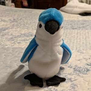 💖💜 Rocket the blue jay Ty beanie baby.
